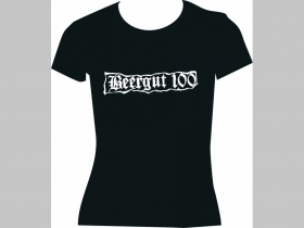 Beergut 100 čierne dámske tričko 100%bavlna značka Fruit of The Loom